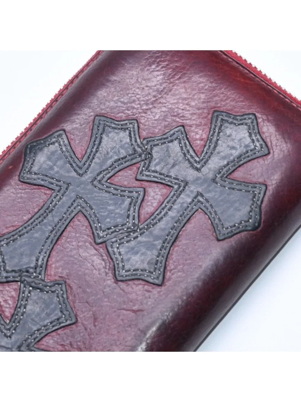 Chrome Hearts Rec Zip 2 3 Cemetery Cross Rec Zip 2 Wallet Patch Order